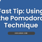 Using the Pomodoro Technique to get stuff done