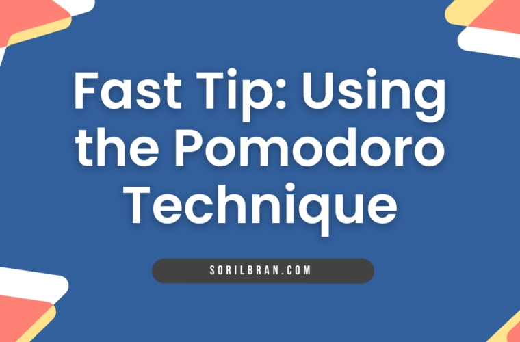 Using the Pomodoro Technique to get stuff done