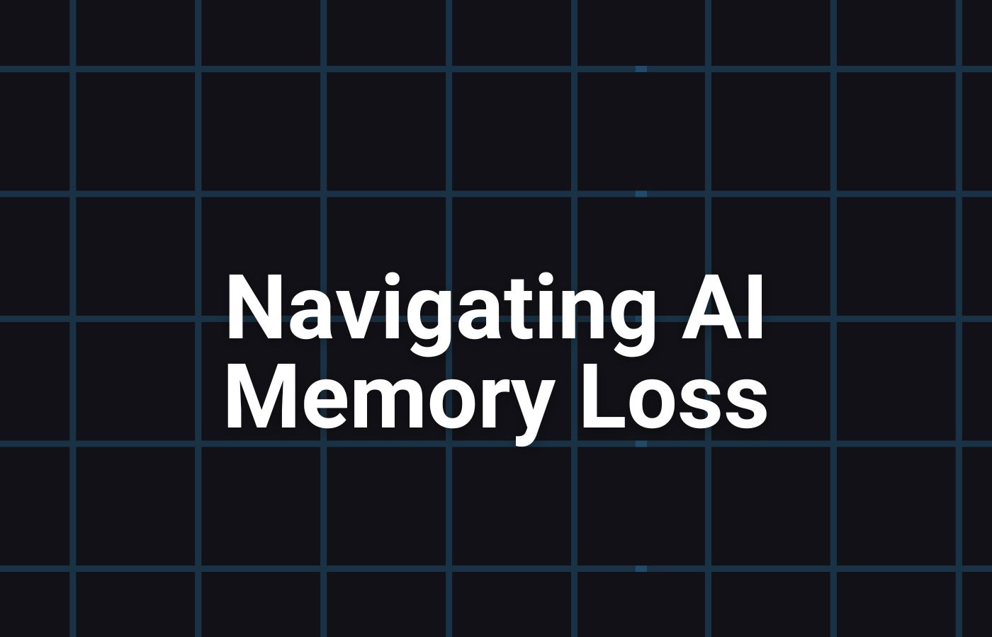 AI Fluency Log by Sorilbran - "Navigating AI Memory Loss"