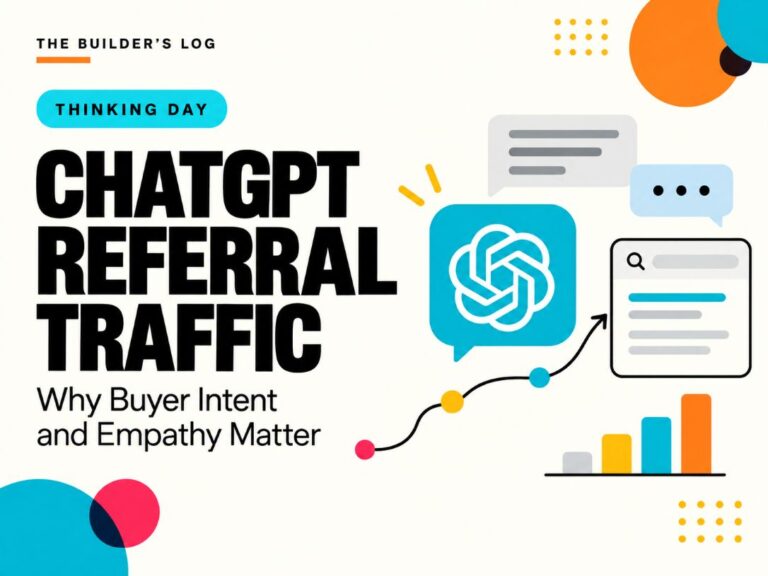 ChatGPT Referral Traffic: Why Buyer Intent and Empathy Matter