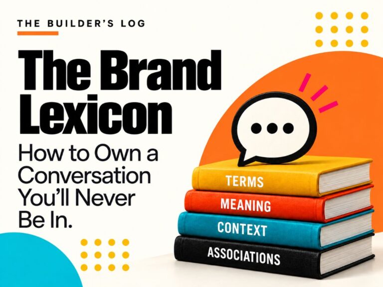 The Brand Lexicon - How to Own a Conversation - The Builders Log illustration