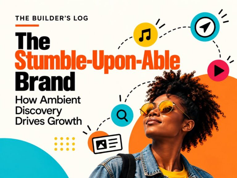 The Stumble-Upon-Able Brand - The Builders Log illustration