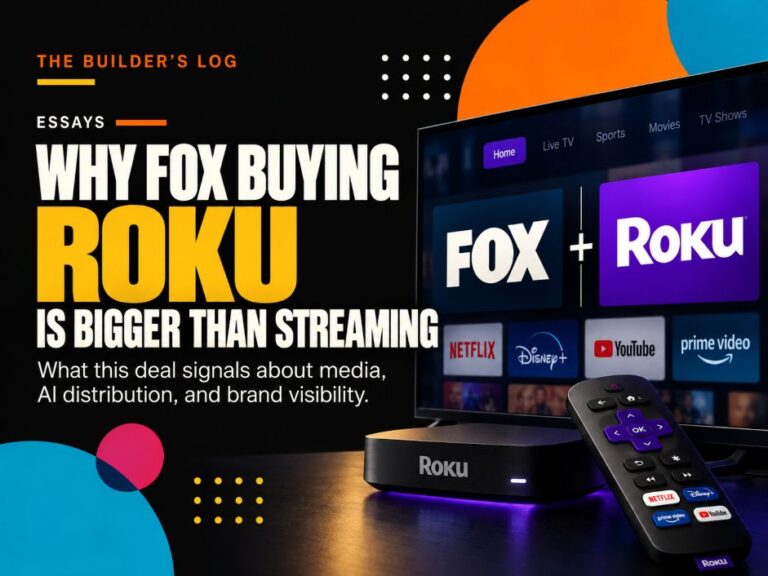 Why Fox Buying Roku is Bigger Than Streaming