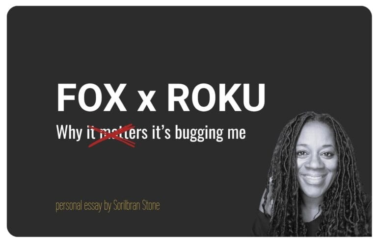 thumbnail for cover Fox x Roku - why it's bugging me an essay by Sorilbran