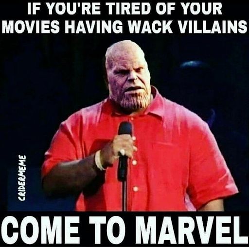 Meme of Suge Knight as Thanos